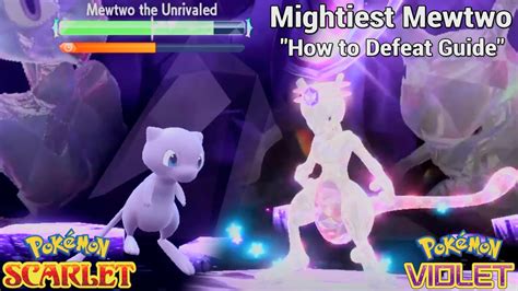 How to beat Mewtwo in Pokémon Scarlet and Violet.